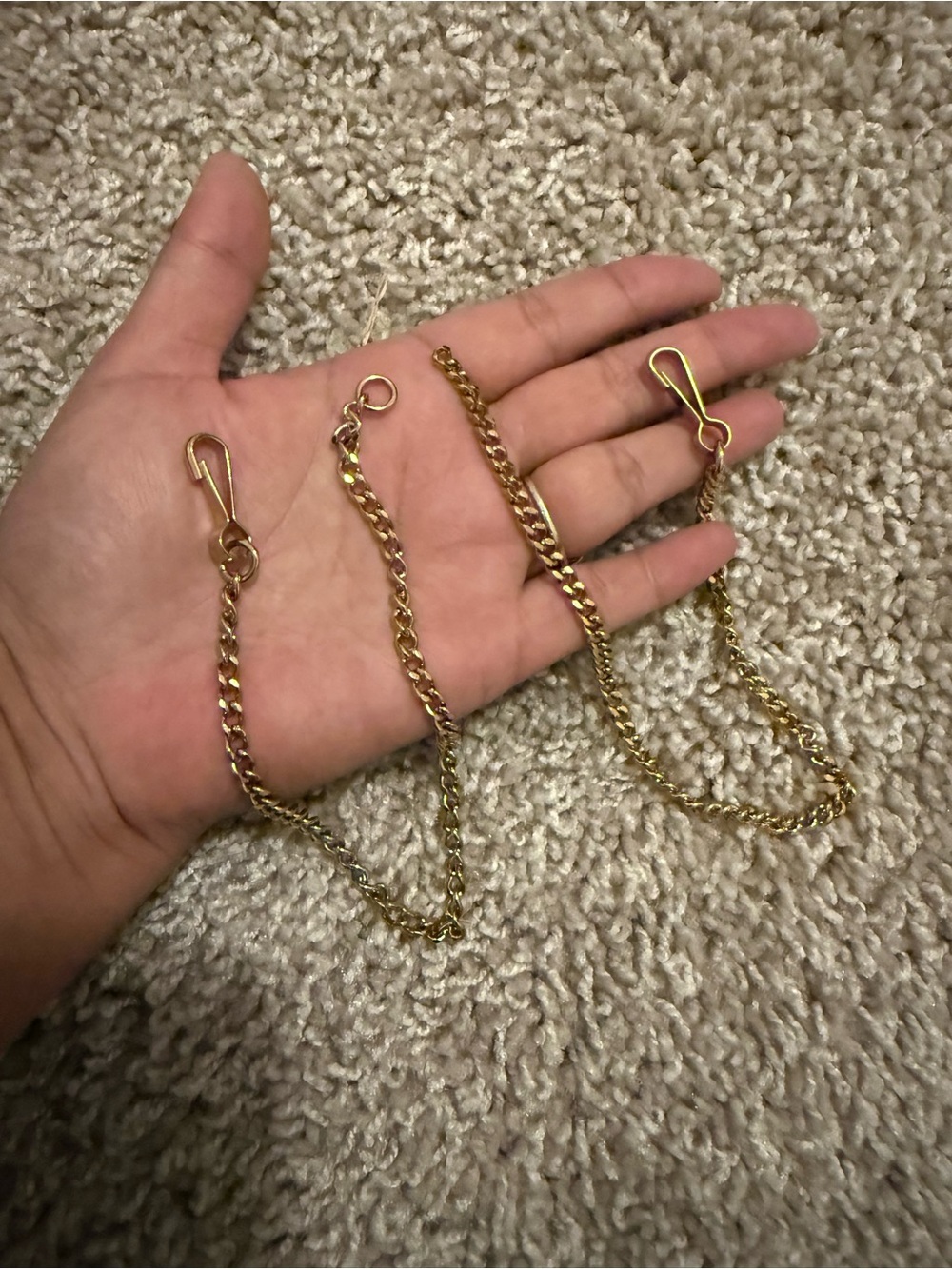 Louis Vuitton Gold-Tone Chain B55 - Picture 3 of 4